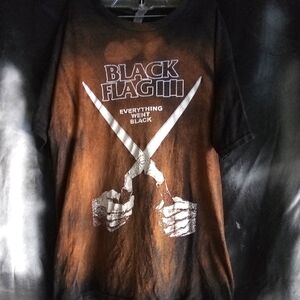 Black Flag Everything Went Black T Shirt .Punk Rock Vintage .. FREE SHIPPING